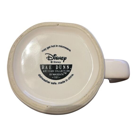 Rae Dunn Disney Cheshire Cat “How Curious” Alice In Wonderland Double-Sided Mug - Picture 4 of 4